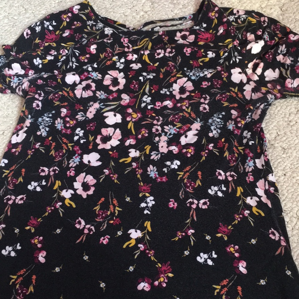 Floral ombré dress